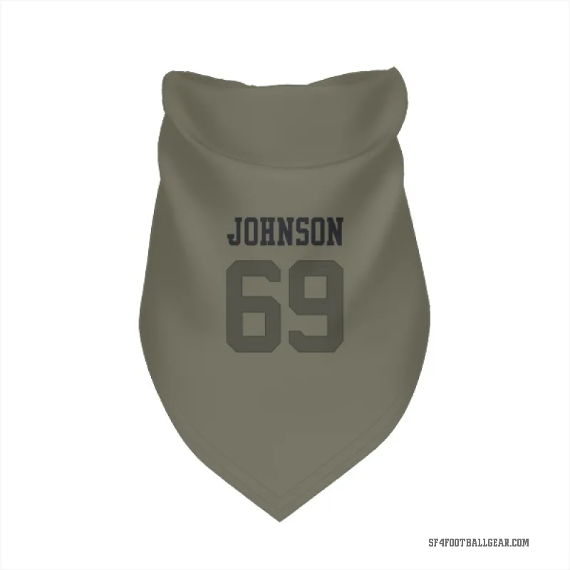 Zack Johnson  Olive San Francisco 49ers  Cat & Dog Pet Bandana